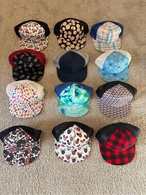 George Kids Multicolor Trucker Hats - Blue, Black, Red, White, Green